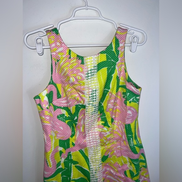 Lilly Pulitzer For Target Fan Dance Sleeveless Shift Mini Dress size 6 - Picture 7 of 14